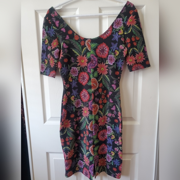 Desigual Floral Bodycon Dress - Picture 4 of 9